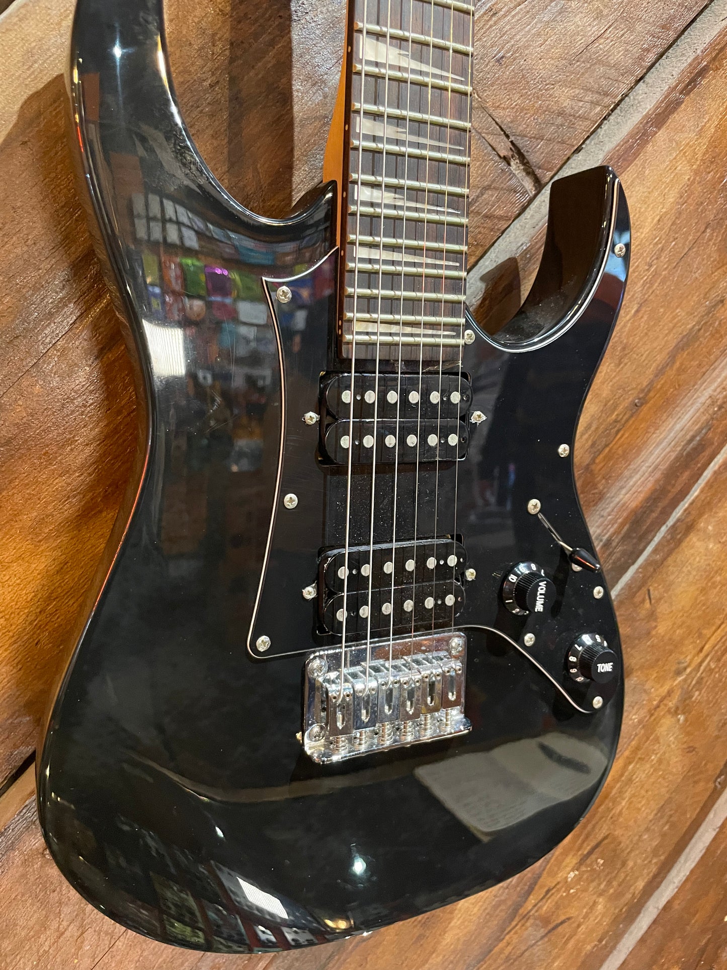 S/H Ibanez 6 GRGM21-BKN GIO RG MiKro Guitar, Black