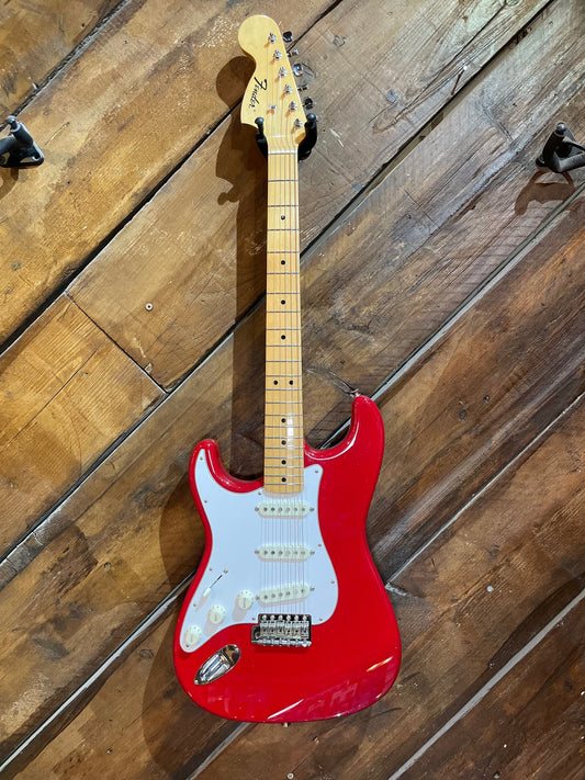 S/H 2017 Fender MIJ Traditional Stratocaster Left Handed, Dakota Red