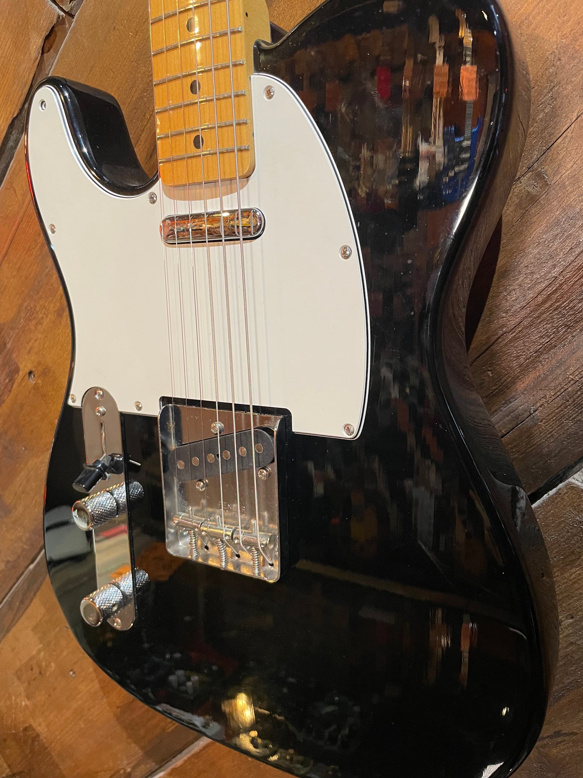 S/H 2003 Fender CIJ 50s Reissue Telecaster, Black Refinish