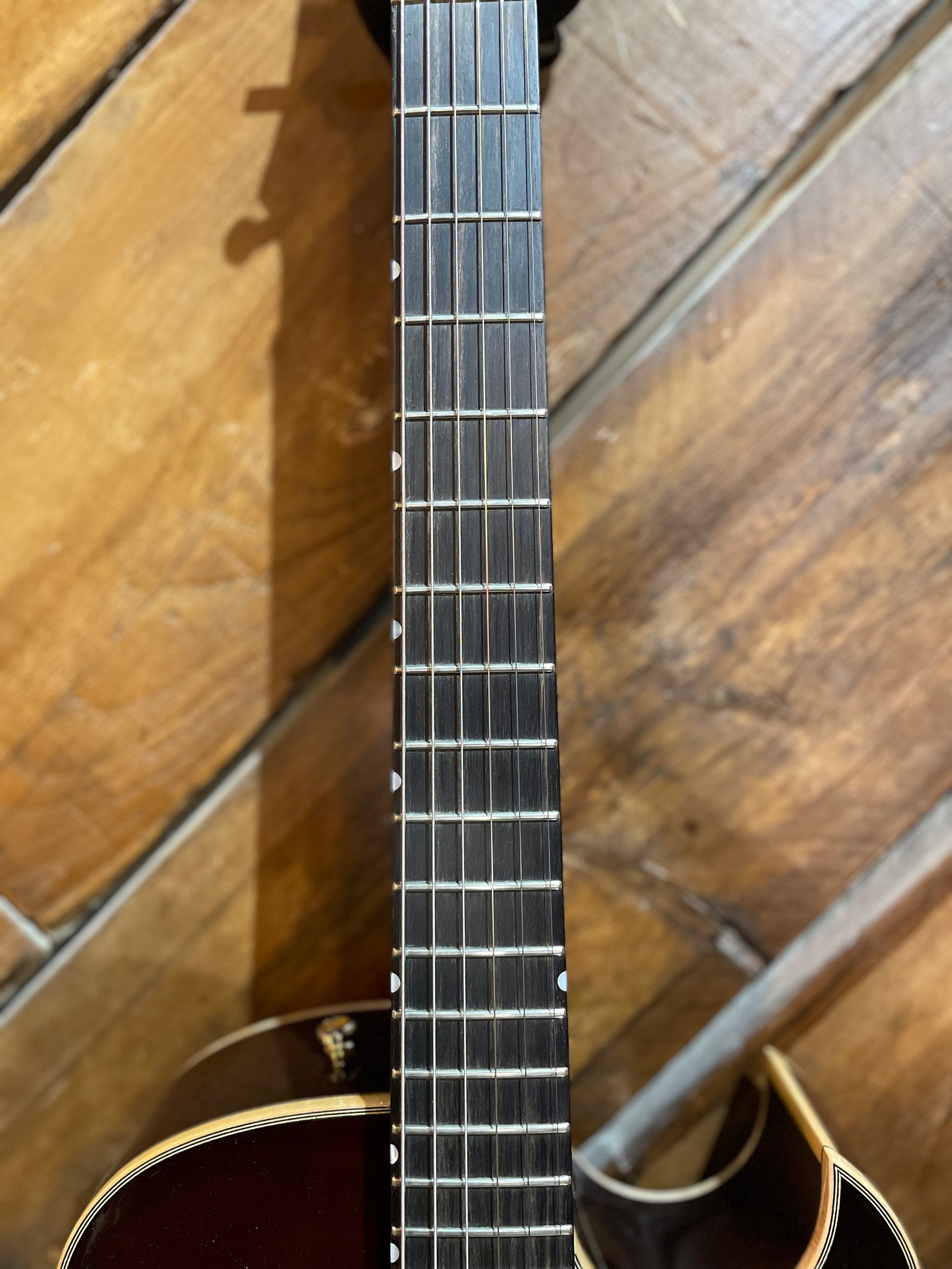 S/H Eastman AR480CE 'John Pisano' Hollow Body Electric Guitar, Sunburst