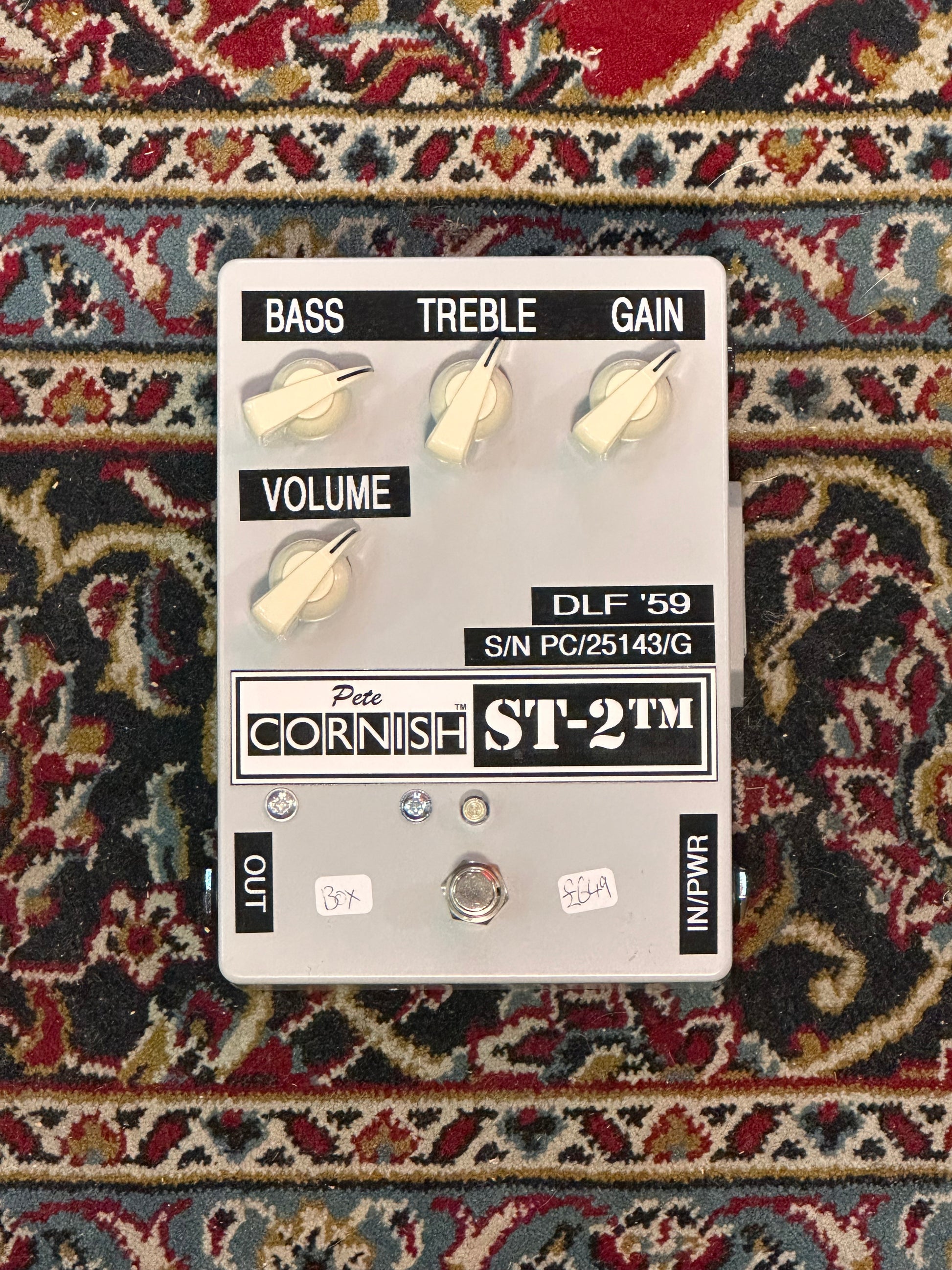 S/H Pete Cornish ST-2 Preamp Pedal