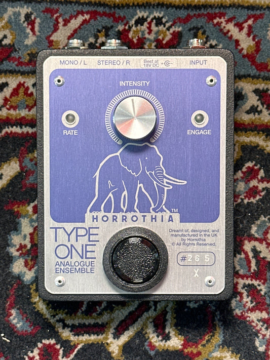 Horrothia Effects Type One X, Chorus