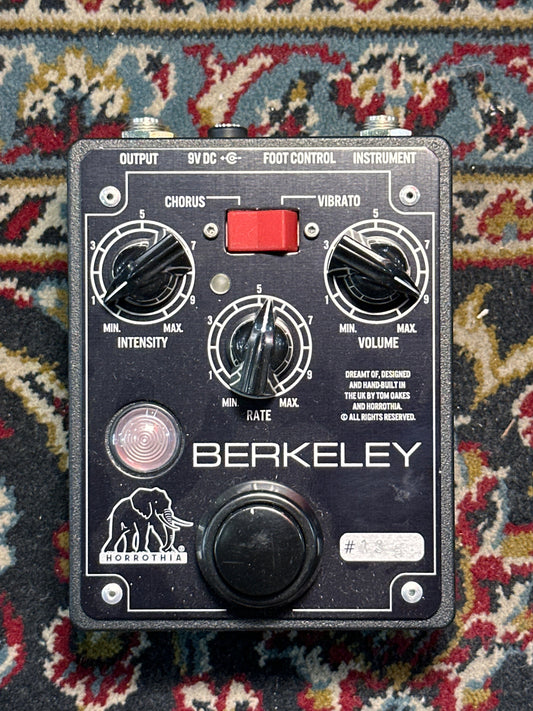 Horrothia Effects Berkeley, Uni-Vibe/Rotary/Leslie NEW