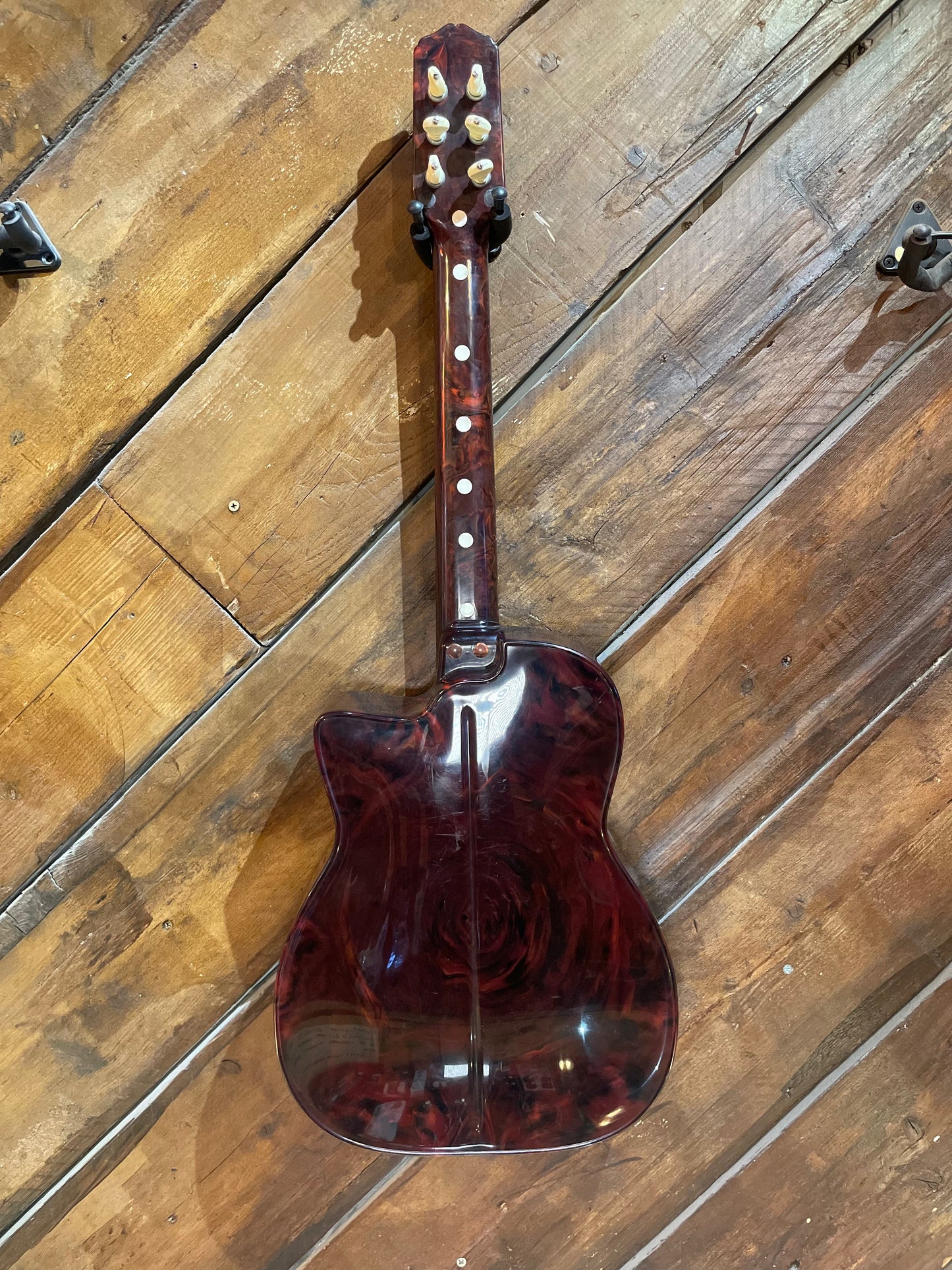 S/H 1950s Maccaferri G30 Plastic Flat-Top Jazz Guitar, White