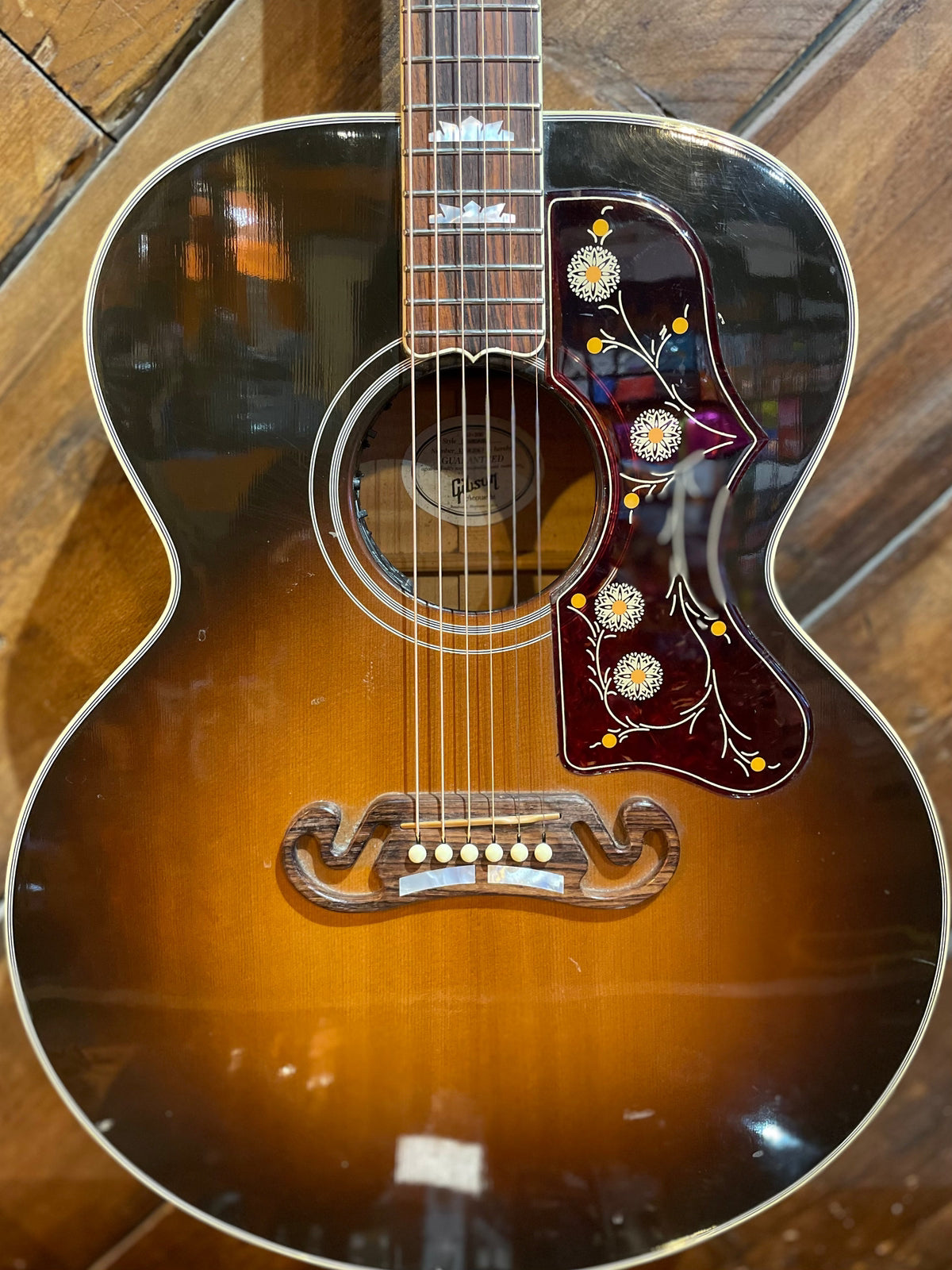 S/H 2012 Gibson SJ-200 Standard Jumbo Acoustic Guitar, Vintage Sunburst