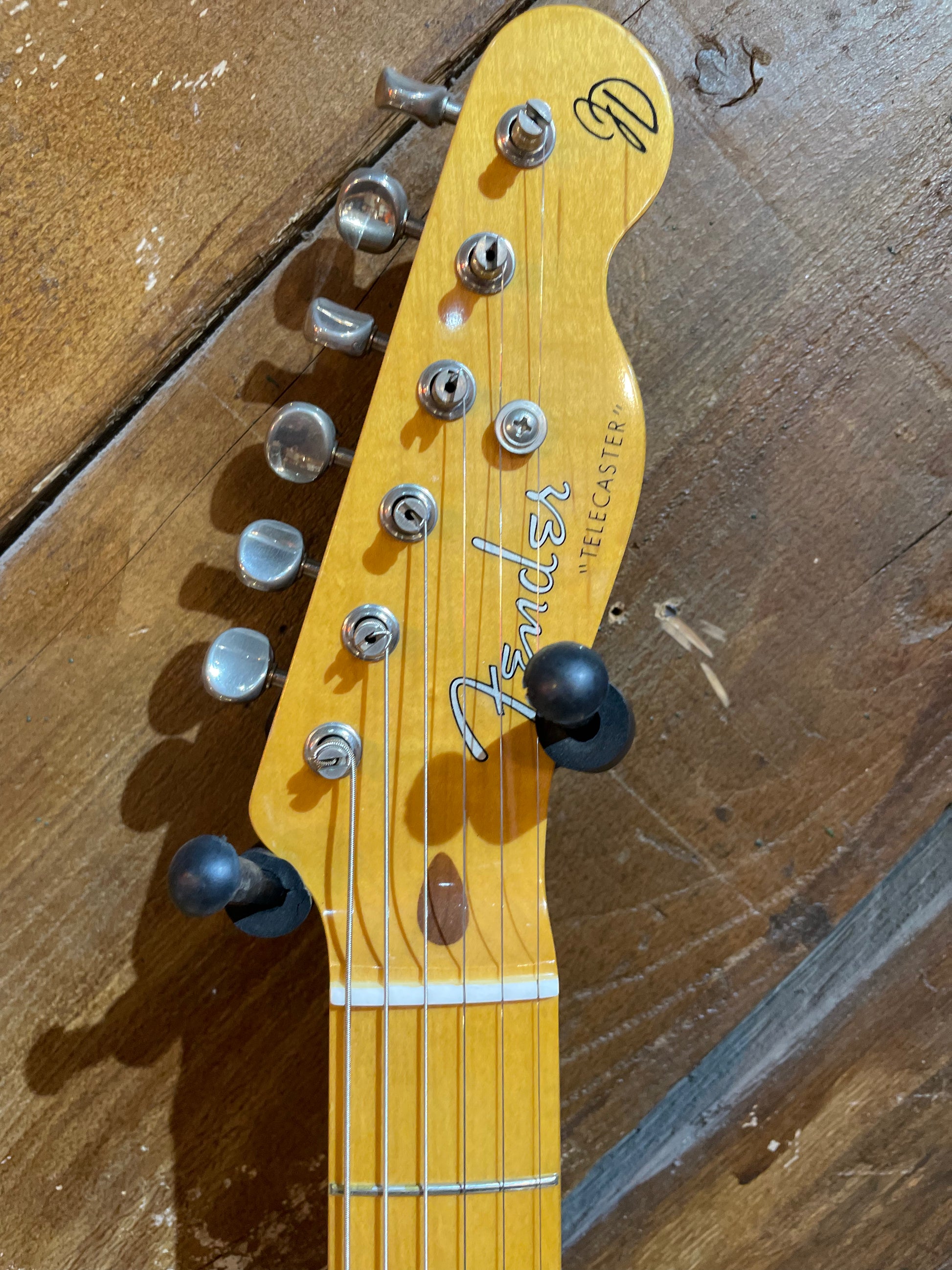 S/H 1995 Fender MIJ Jerry Donahue Signature Signed Telecaster, Crimson Transparent