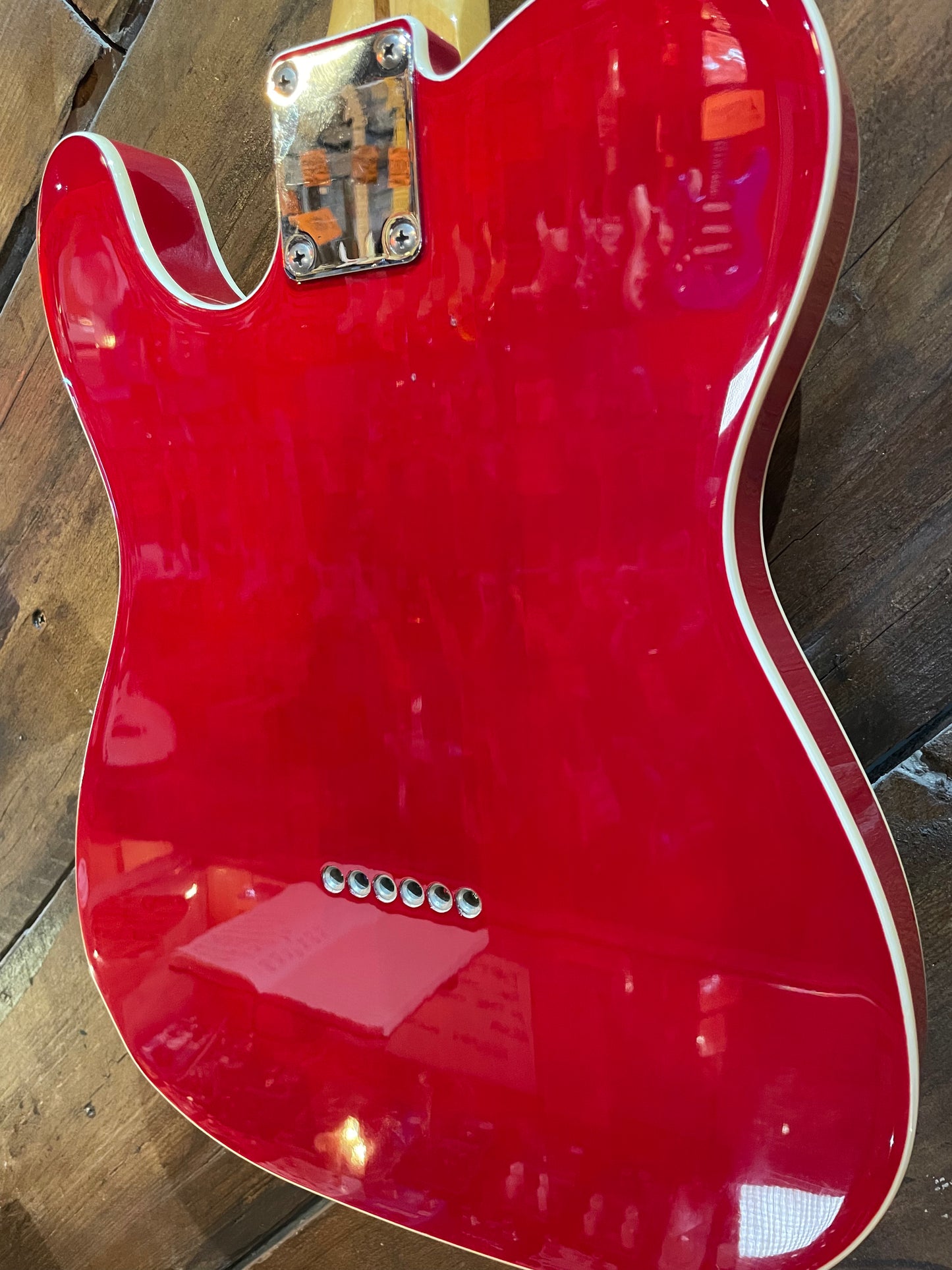 S/H 1995 Fender MIJ Jerry Donahue Signature Signed Telecaster, Crimson Transparent