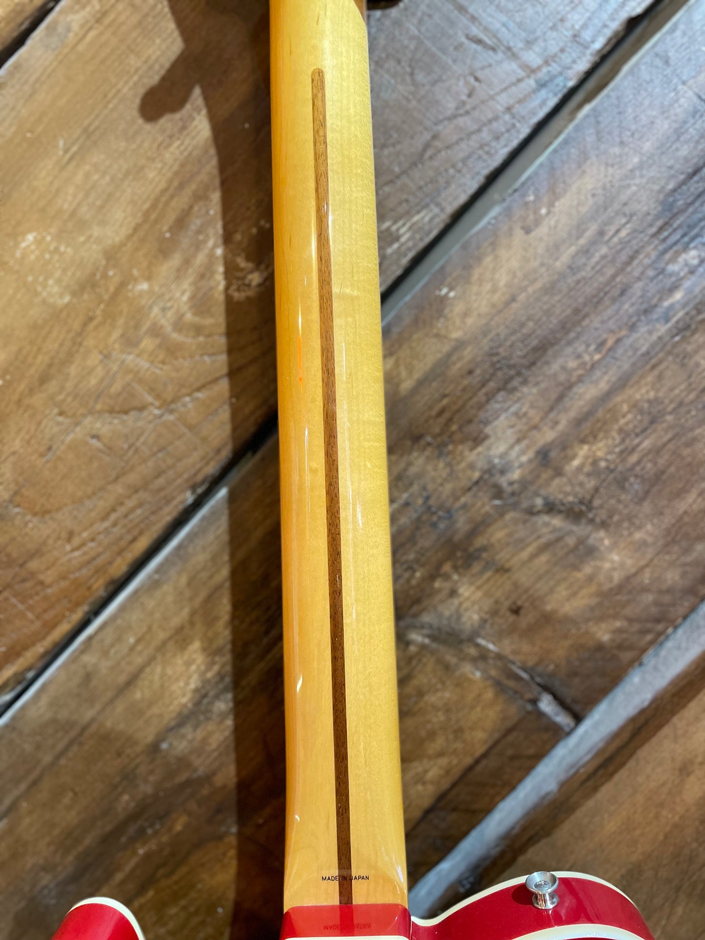 S/H 1995 Fender MIJ Jerry Donahue Signature Signed Telecaster, Crimson Transparent