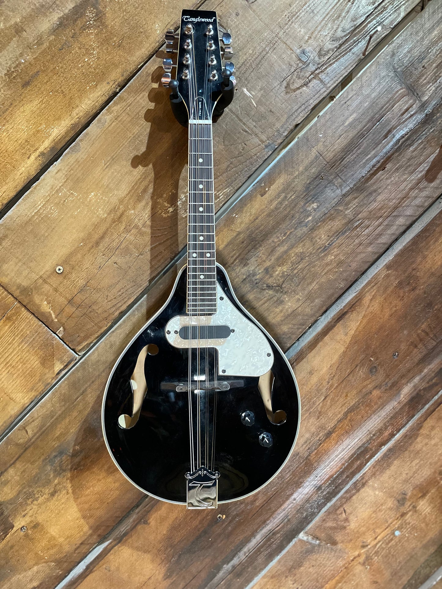S/H Tanglewood TWMT BRE A-Style Electro Mandolin, Black