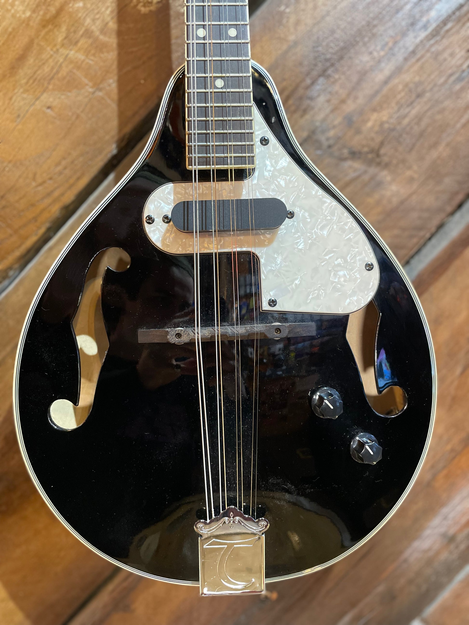 S/H Tanglewood TWMT BRE A-Style Electro Mandolin, Black