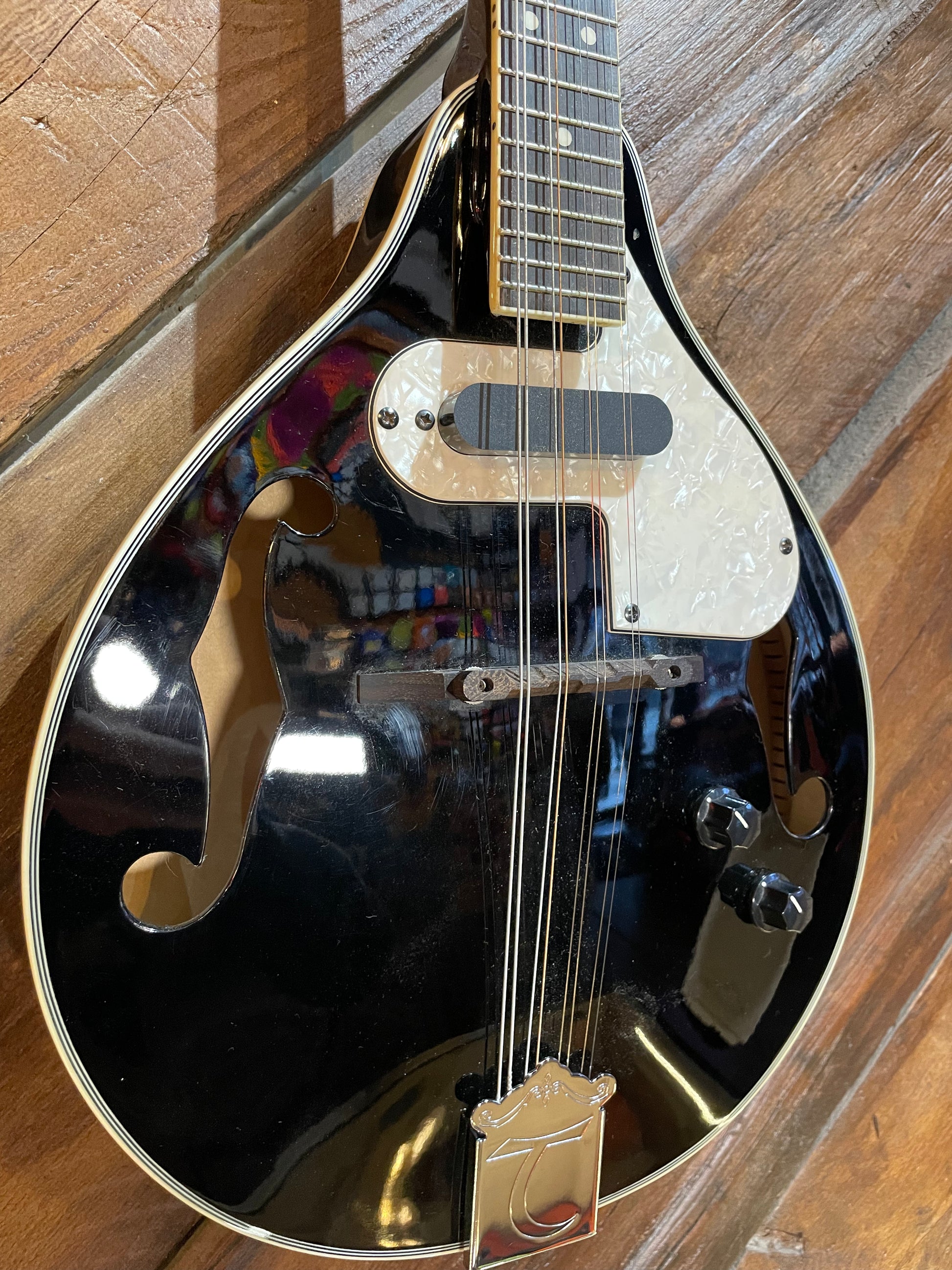 S/H Tanglewood TWMT BRE A-Style Electro Mandolin, Black