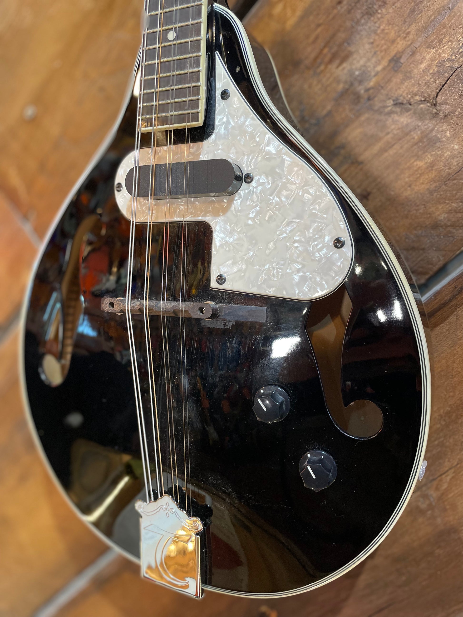 S/H Tanglewood TWMT BRE A-Style Electro Mandolin, Black