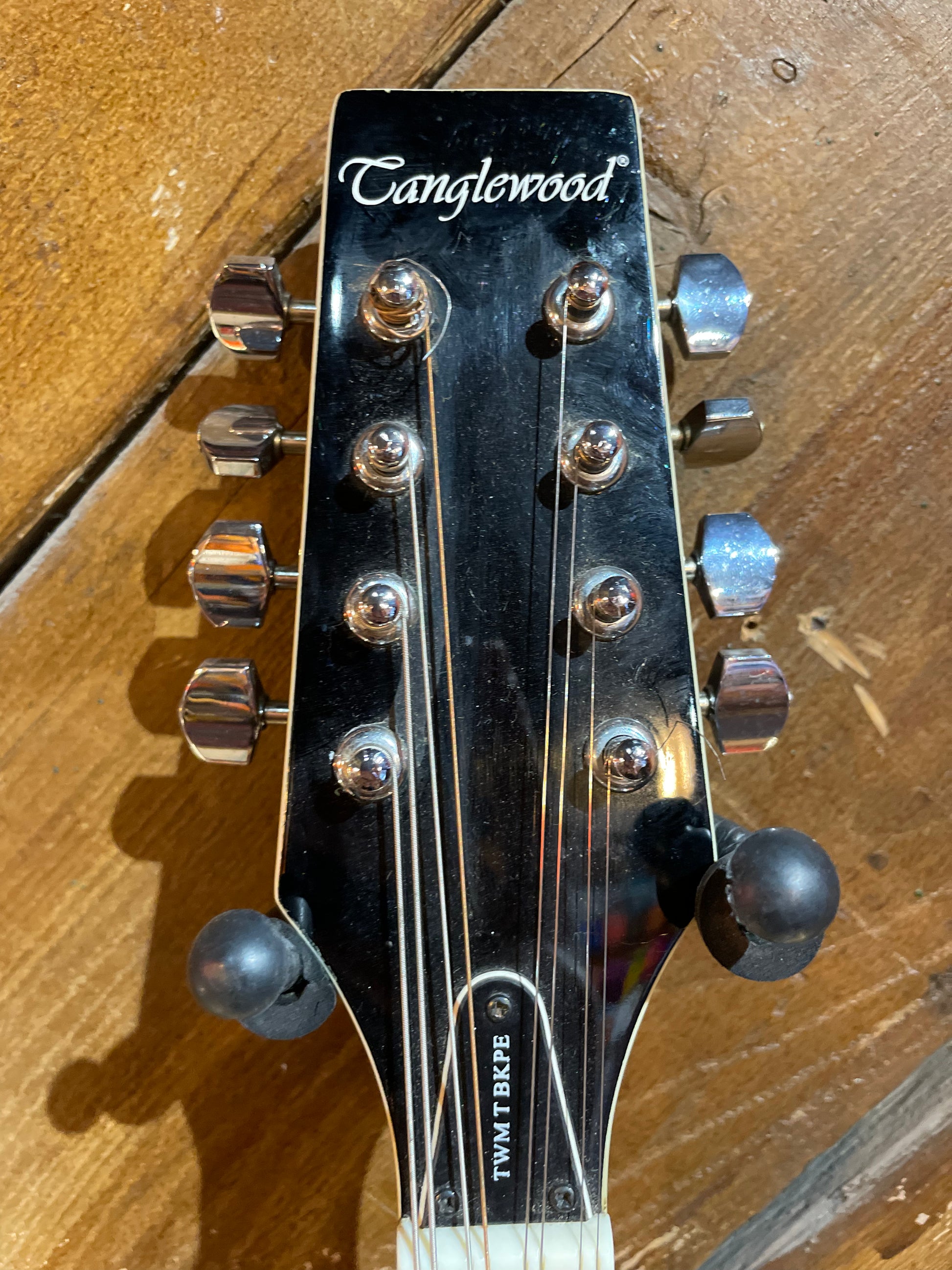 S/H Tanglewood TWMT BRE A-Style Electro Mandolin, Black