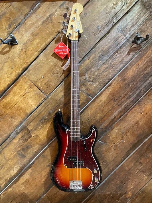 S/H 2018 Fender American Original 60s Precision Bass, Three Tone Sunburst
