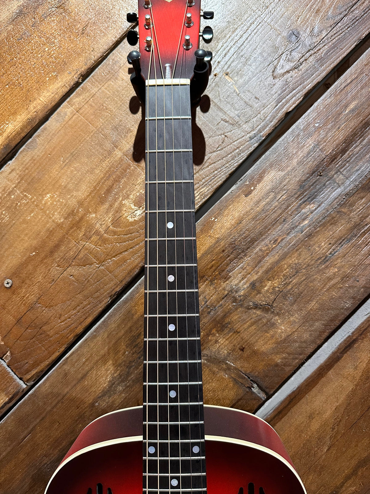 National Rosita Resonator, Cherry Red/Blackburst NEW