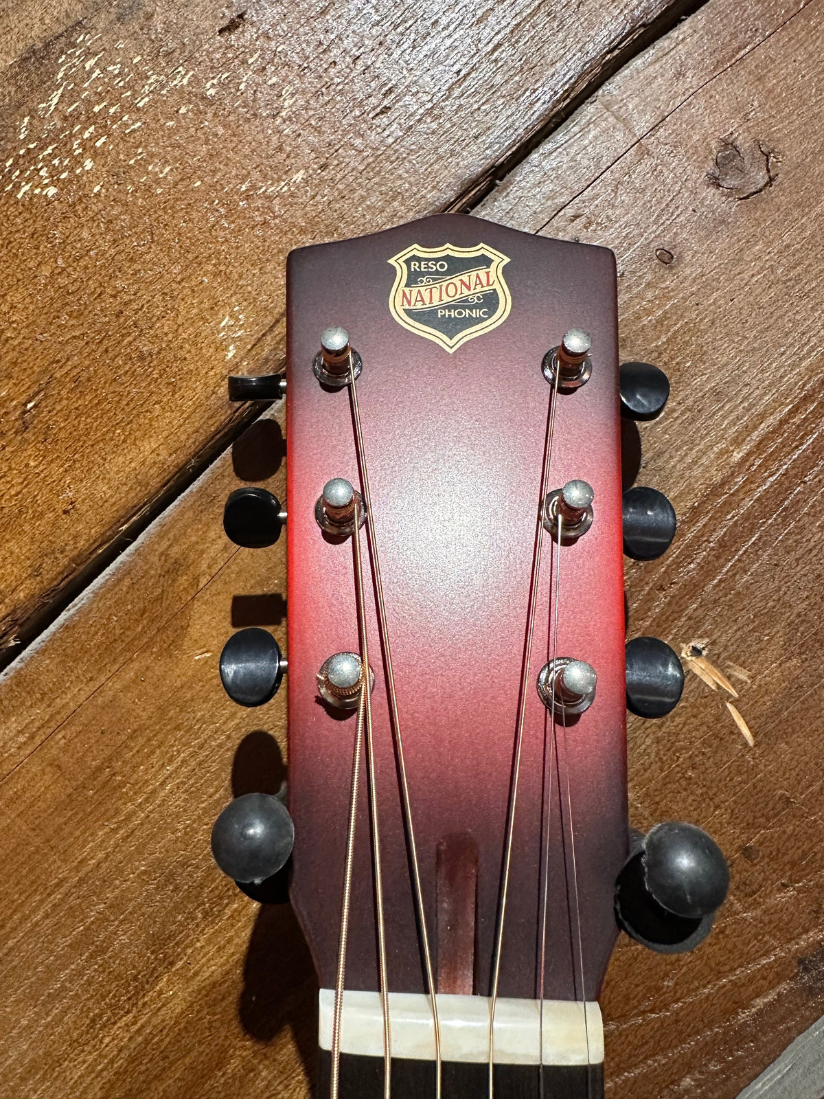 National Rosita Resonator, Cherry Red/Blackburst NEW