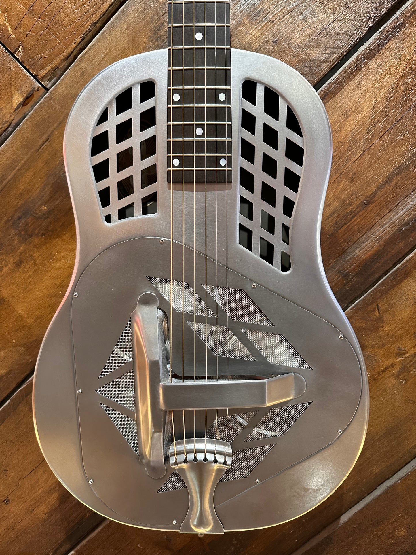 National RAW Series Tricone Resonator, Steel NEW