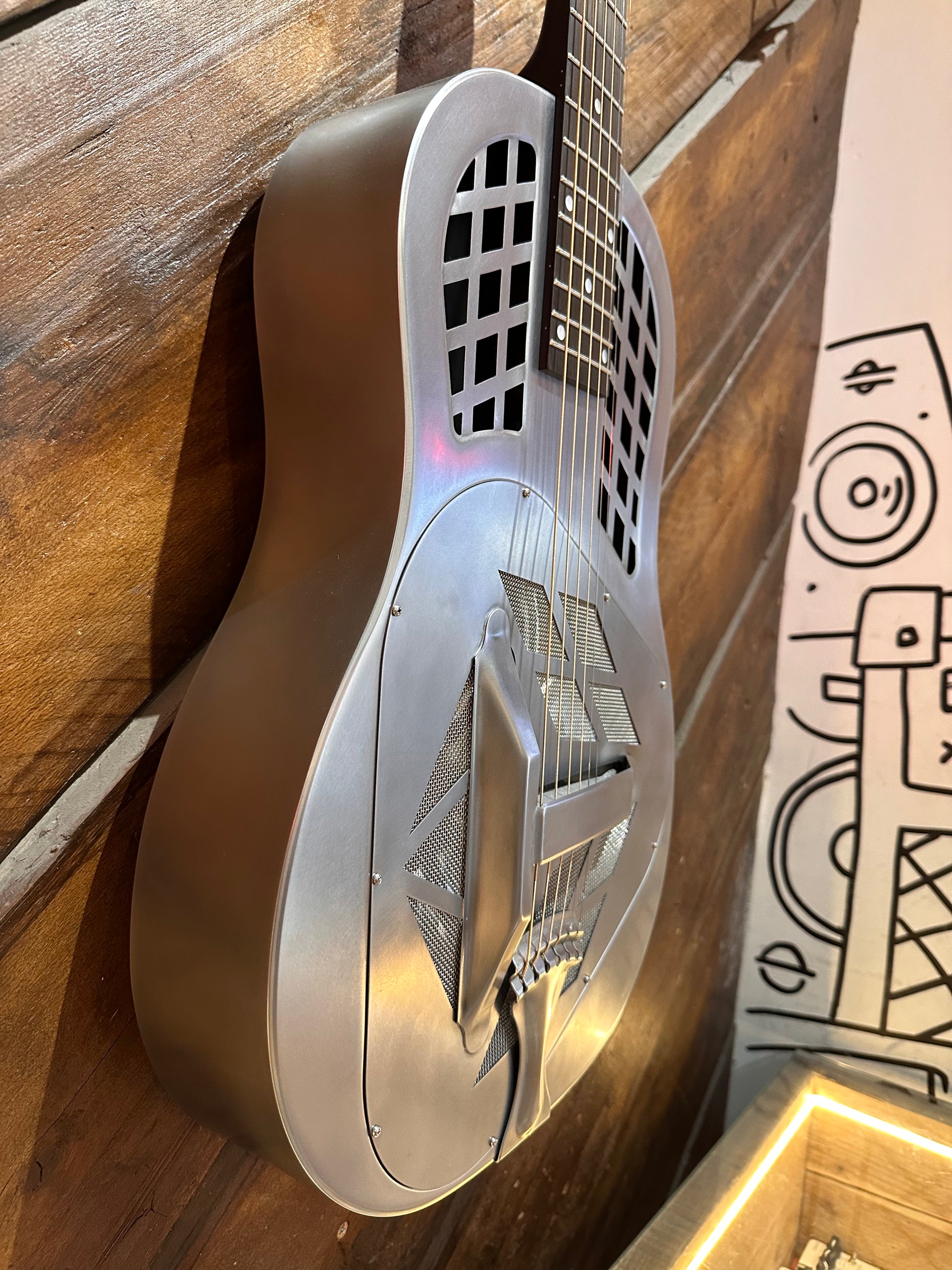 National RAW Series Tricone Resonator, Steel NEW