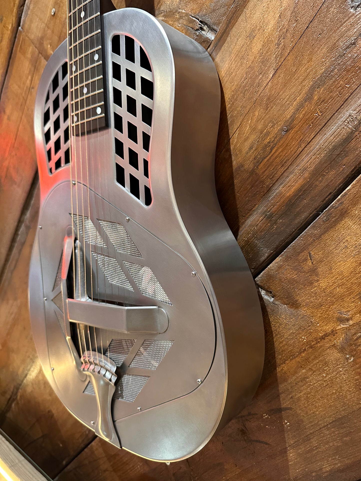 National RAW Series Tricone Resonator, Steel NEW