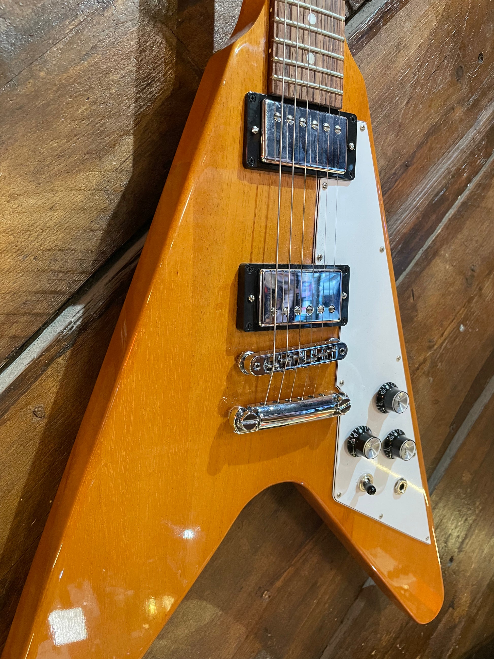 S/H 2019 Gibson USA Flying V, Antique Natural