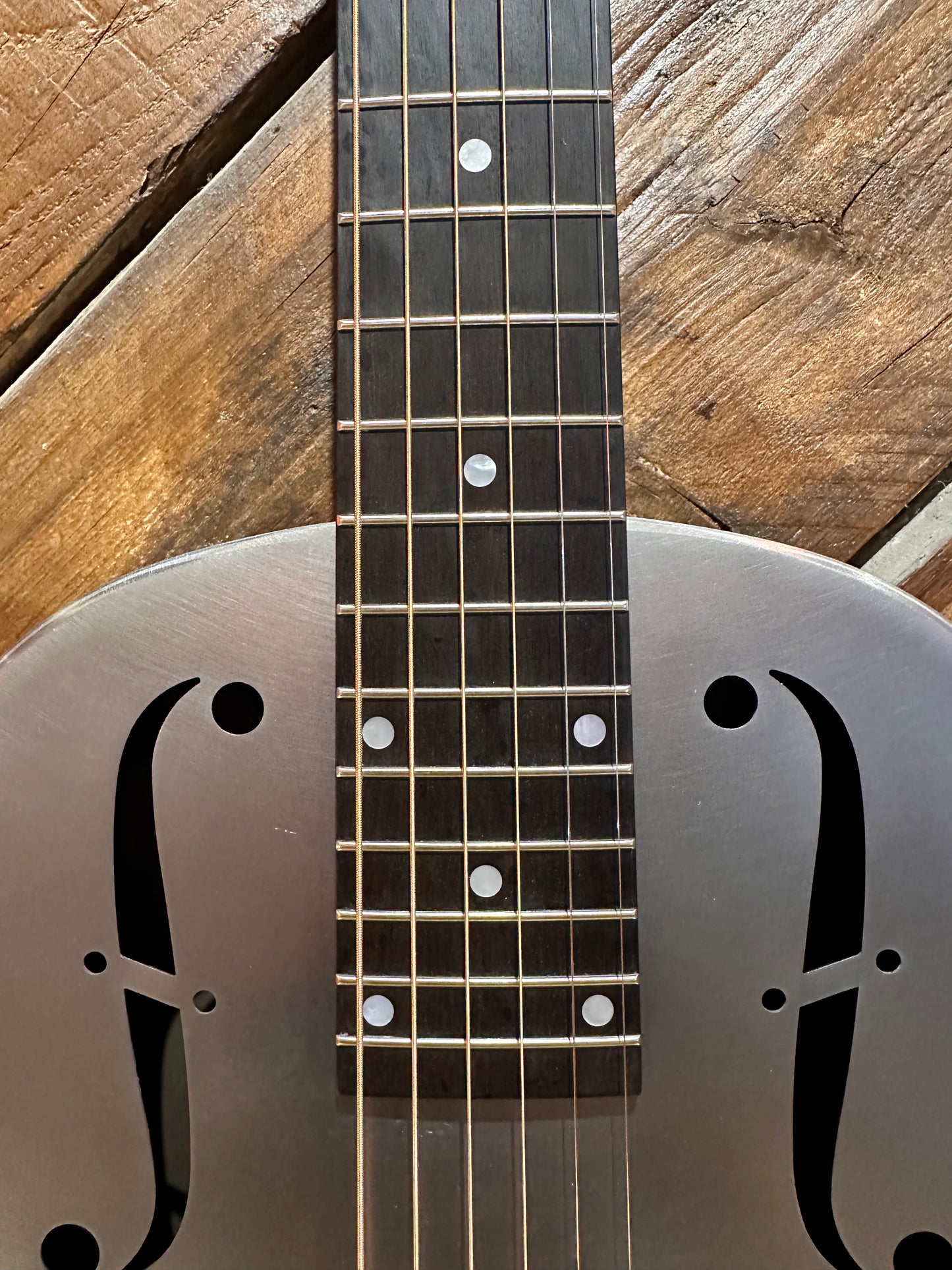 National RAW Series 12 Fret Single Cone Resonator, Steel NEW