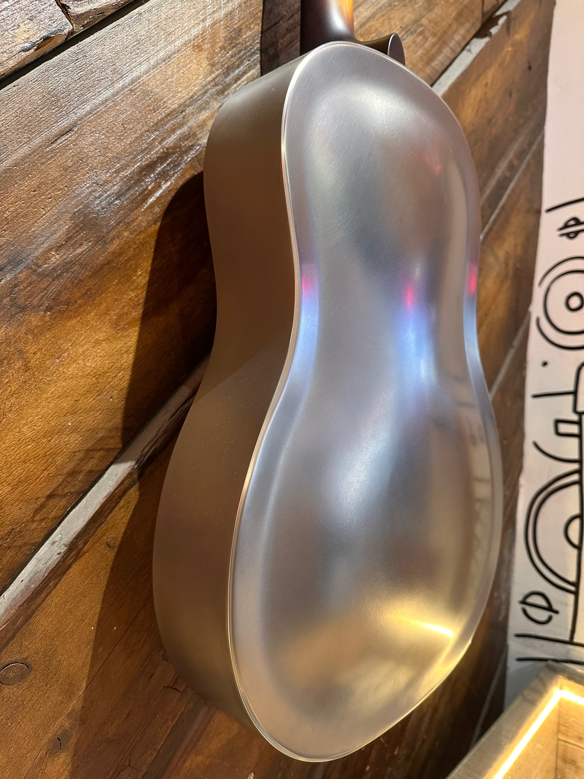 National RAW Series 12 Fret Single Cone Resonator, Steel NEW