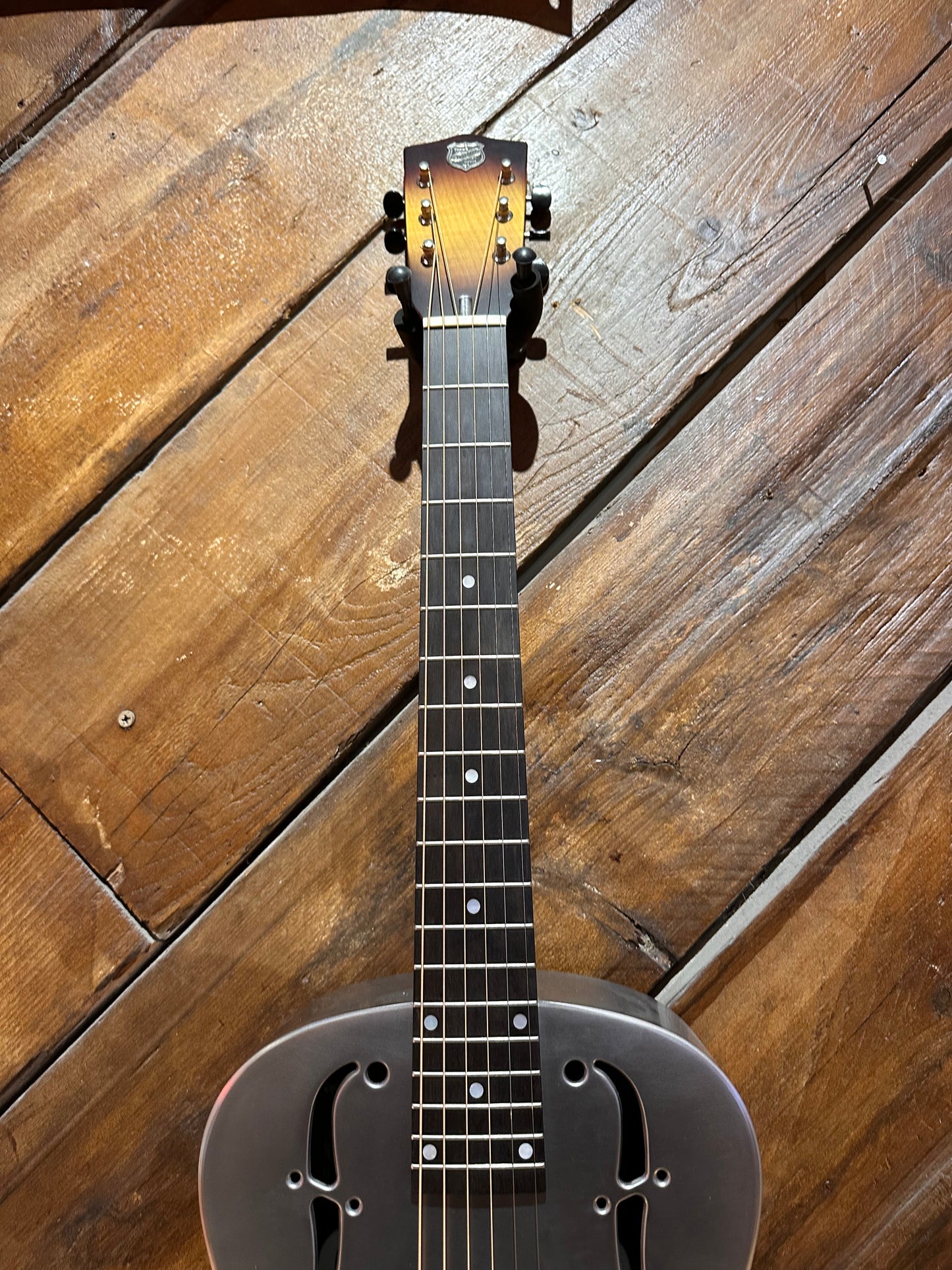 National RAW Series 14 Fret Single Cone Resonator, Steel NEW