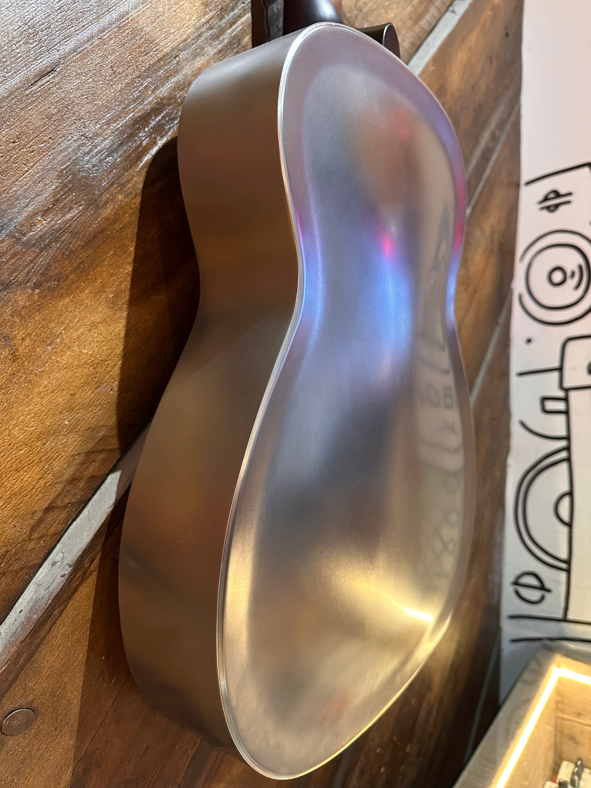 National RAW Series 14 Fret Single Cone Resonator, Steel NEW
