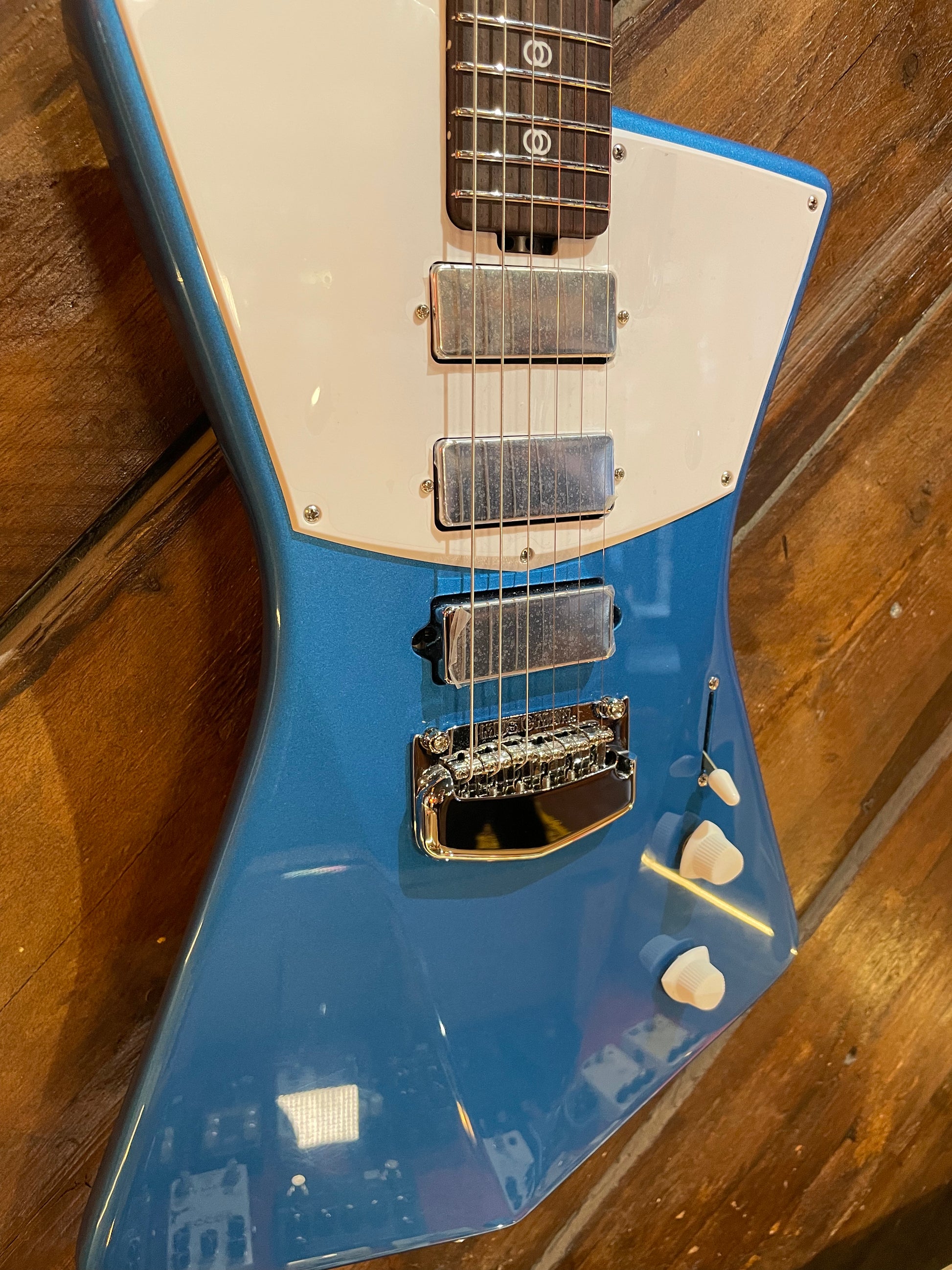 Music Man St. Vincent Signature Electric Guitar, Vincent Blue NEW