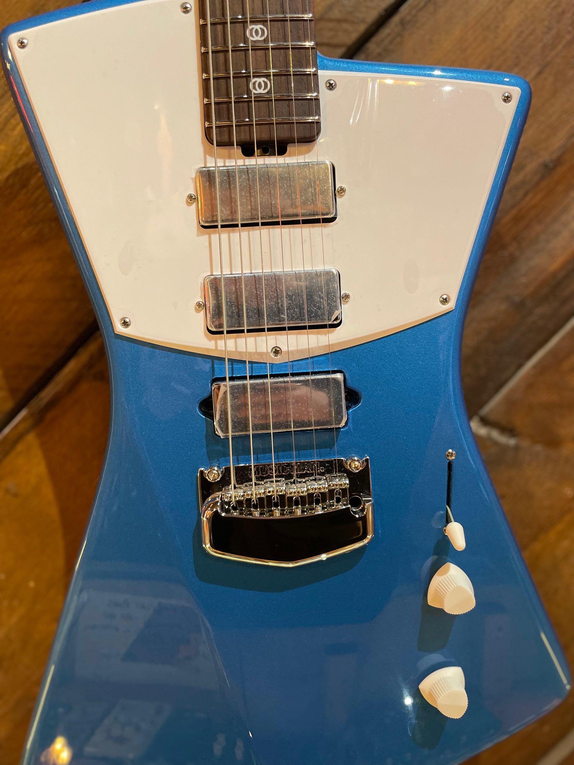 Music Man St. Vincent Signature Electric Guitar, Vincent Blue NEW