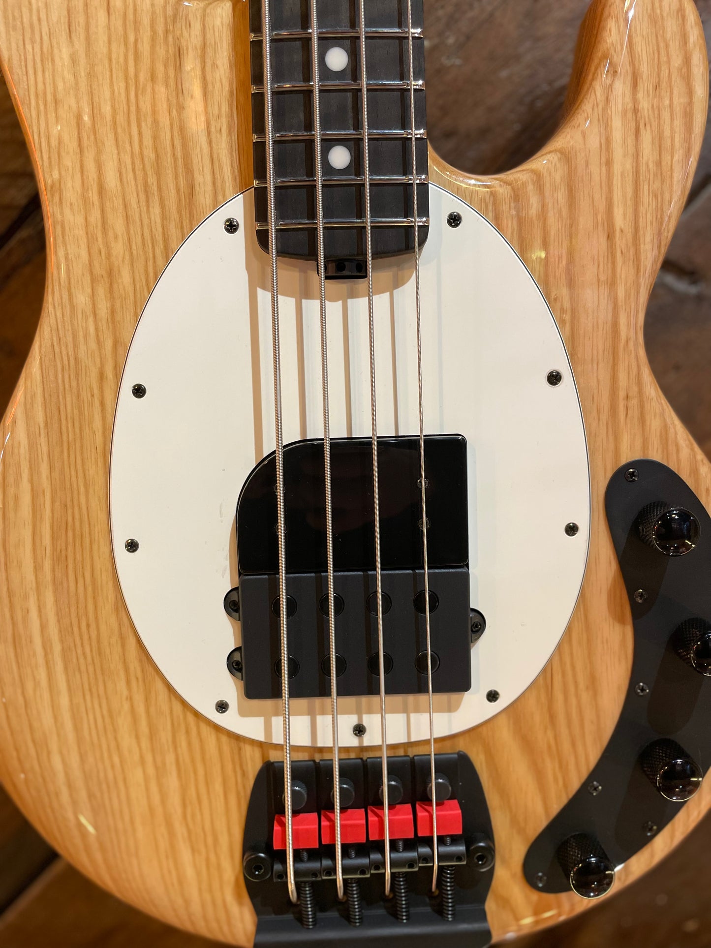 Music Man Tim Commerford Signature Active StingRay 4, Natural Gloss NEW