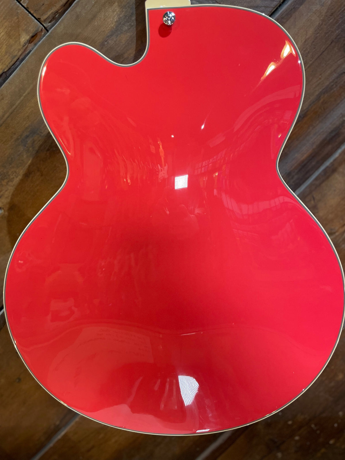 S/H D'Angelico Premier EXL-1 Hollow Body Electric Guitar, Fiesta Red