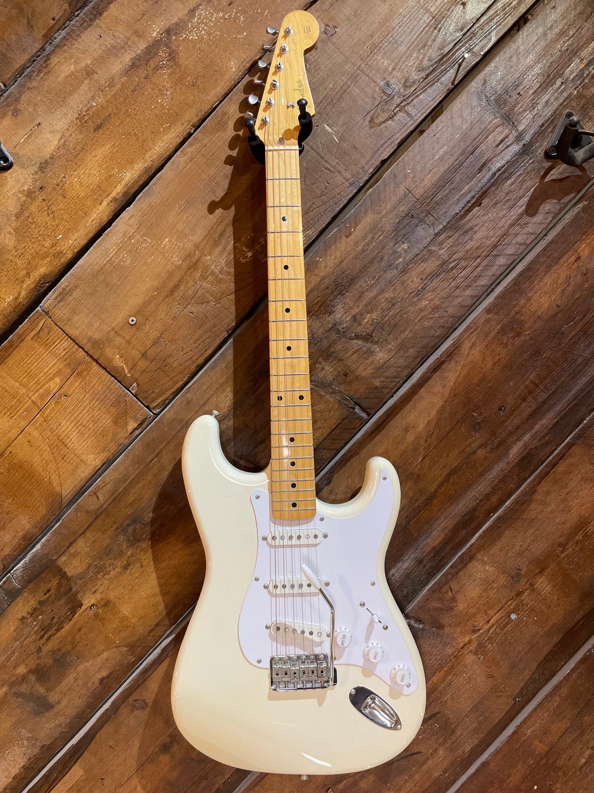 S/H 1987 Fender MIJ Stratocaster, Olympic White