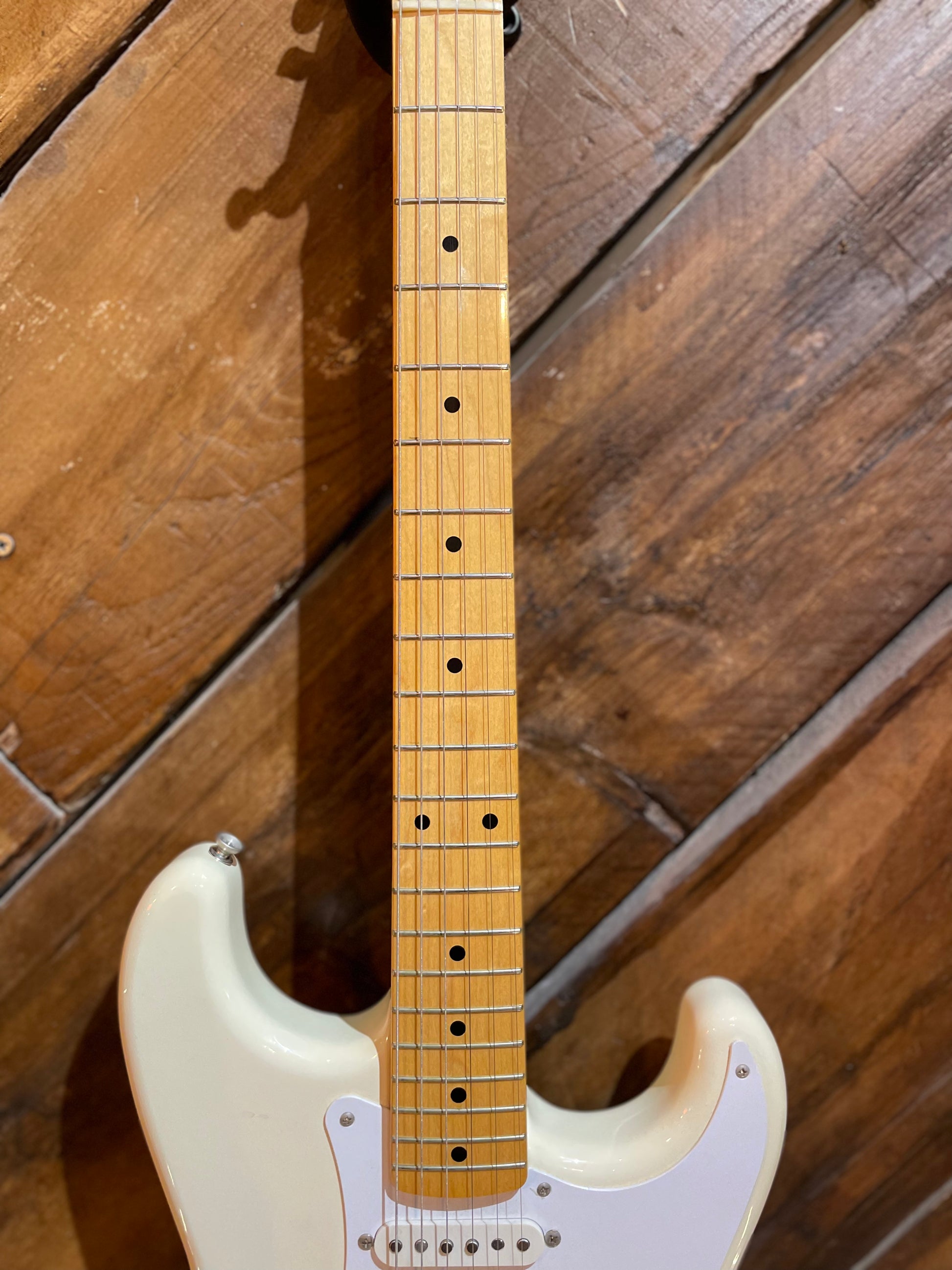 S/H 1987 Fender MIJ Stratocaster, Olympic White