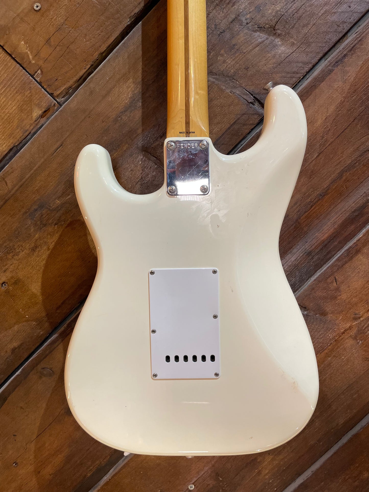 S/H 1987 Fender MIJ Stratocaster, Olympic White