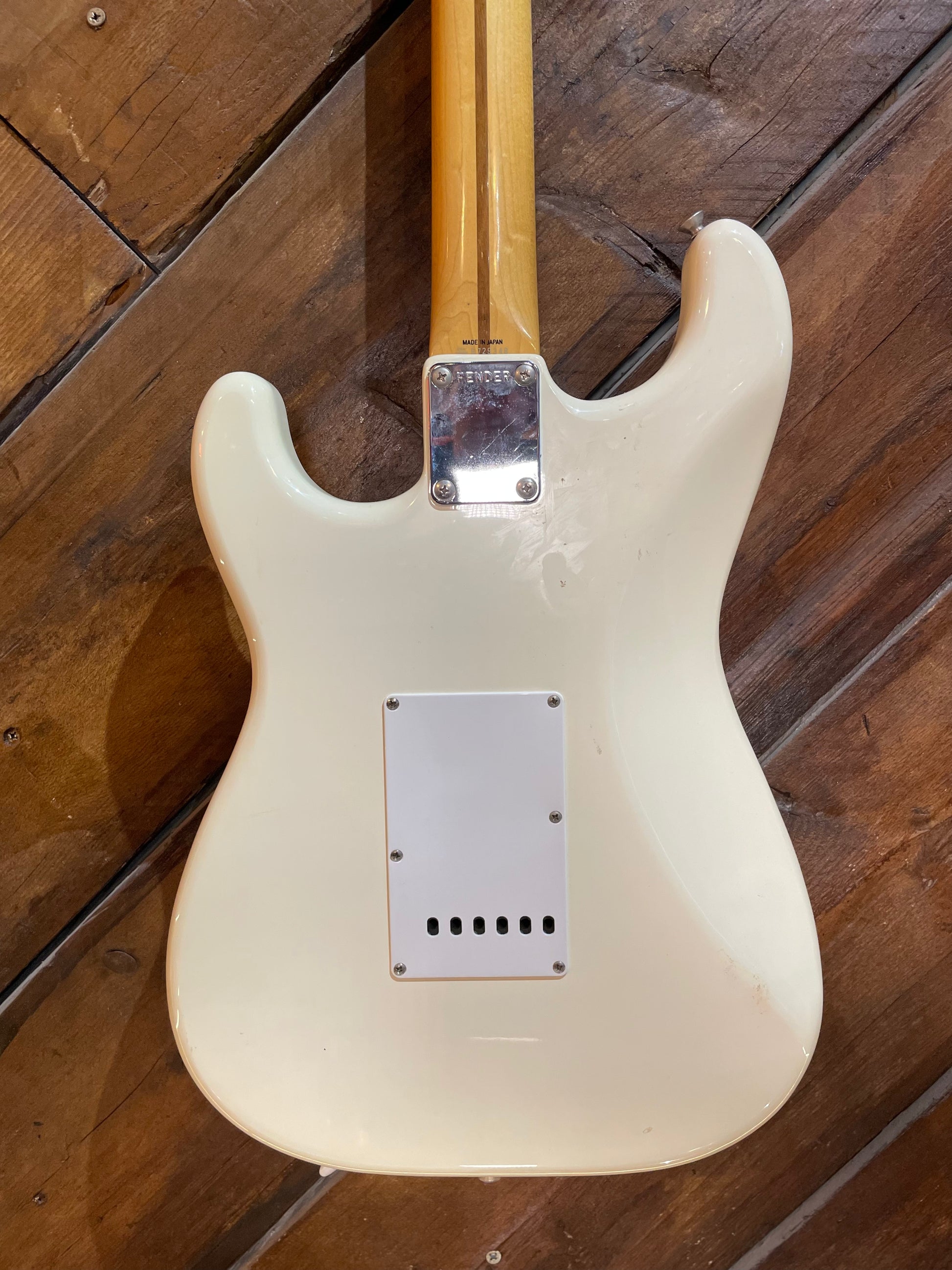 S/H 1987 Fender MIJ Stratocaster, Olympic White