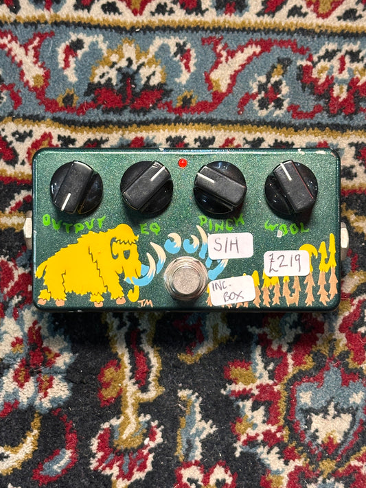 S/H ZVEX Woolly Mammoth, Hand Painted Fuzz Pedal