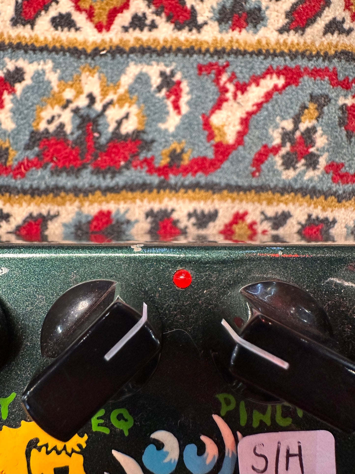 S/H ZVEX Woolly Mammoth, Hand Painted Fuzz Pedal