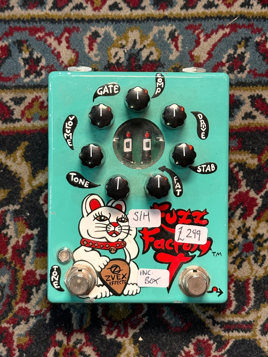 S/H ZVEX Fuzz Factory 7, Hand Painted Fuzz Pedal
