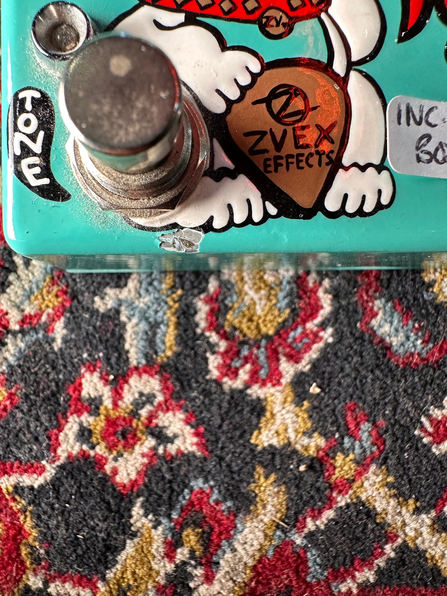 S/H ZVEX Fuzz Factory 7, Hand Painted Fuzz Pedal