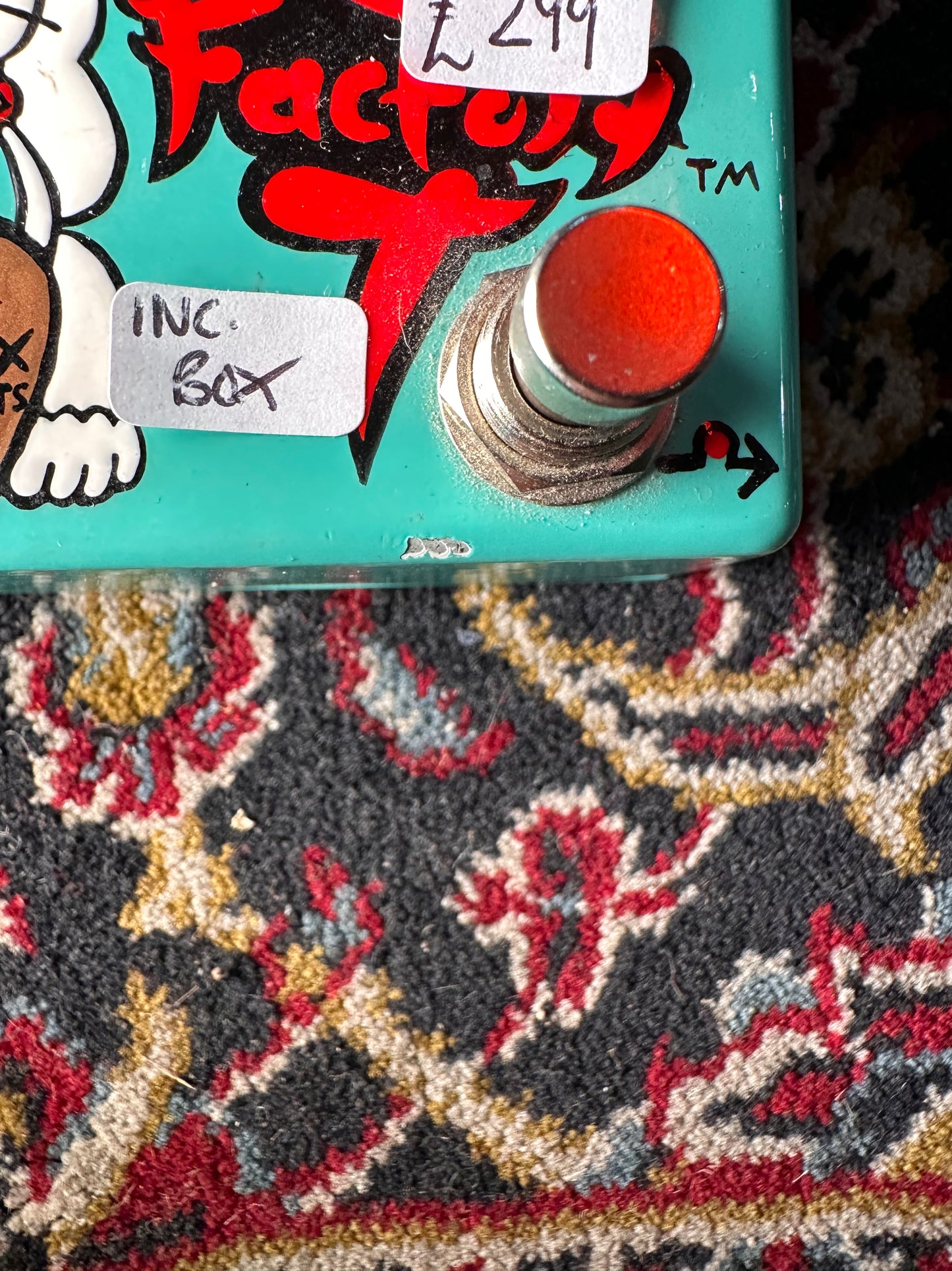 S/H ZVEX Fuzz Factory 7, Hand Painted Fuzz Pedal