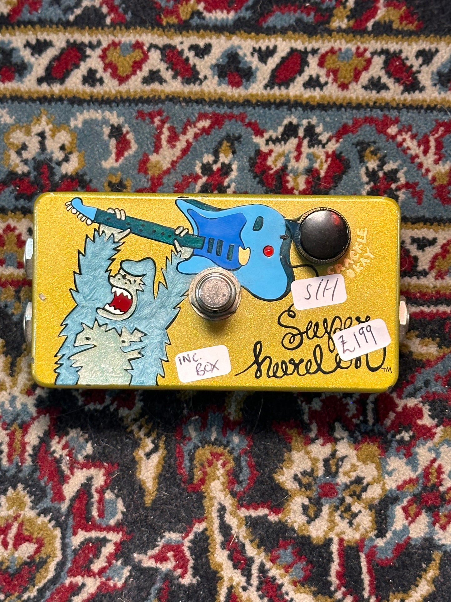 S/H ZVEX Super Hardon, Hand Painted Boost Pedal