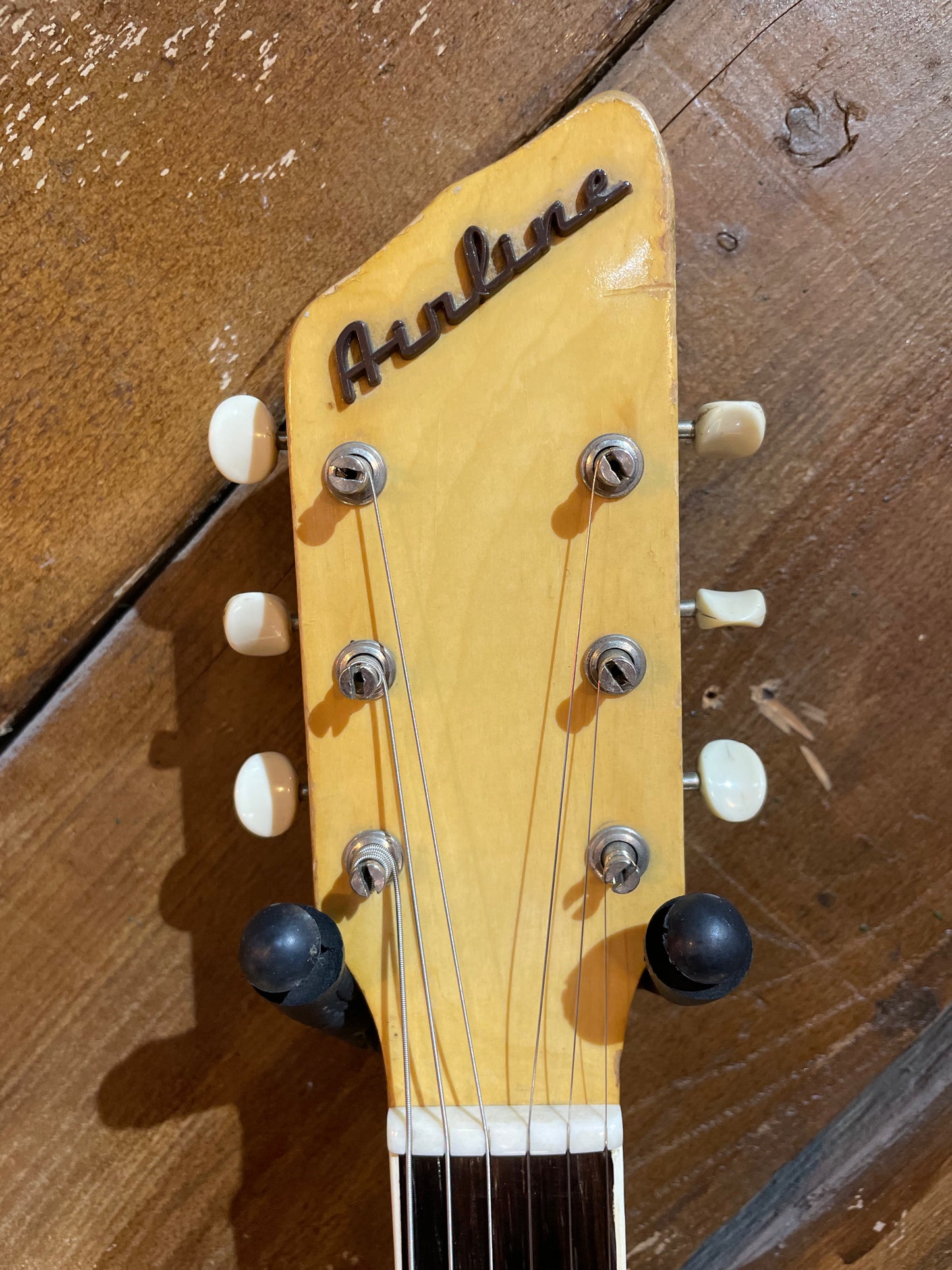 S/H 1959-60 Airline Town + Country Electric Guitar, Natural