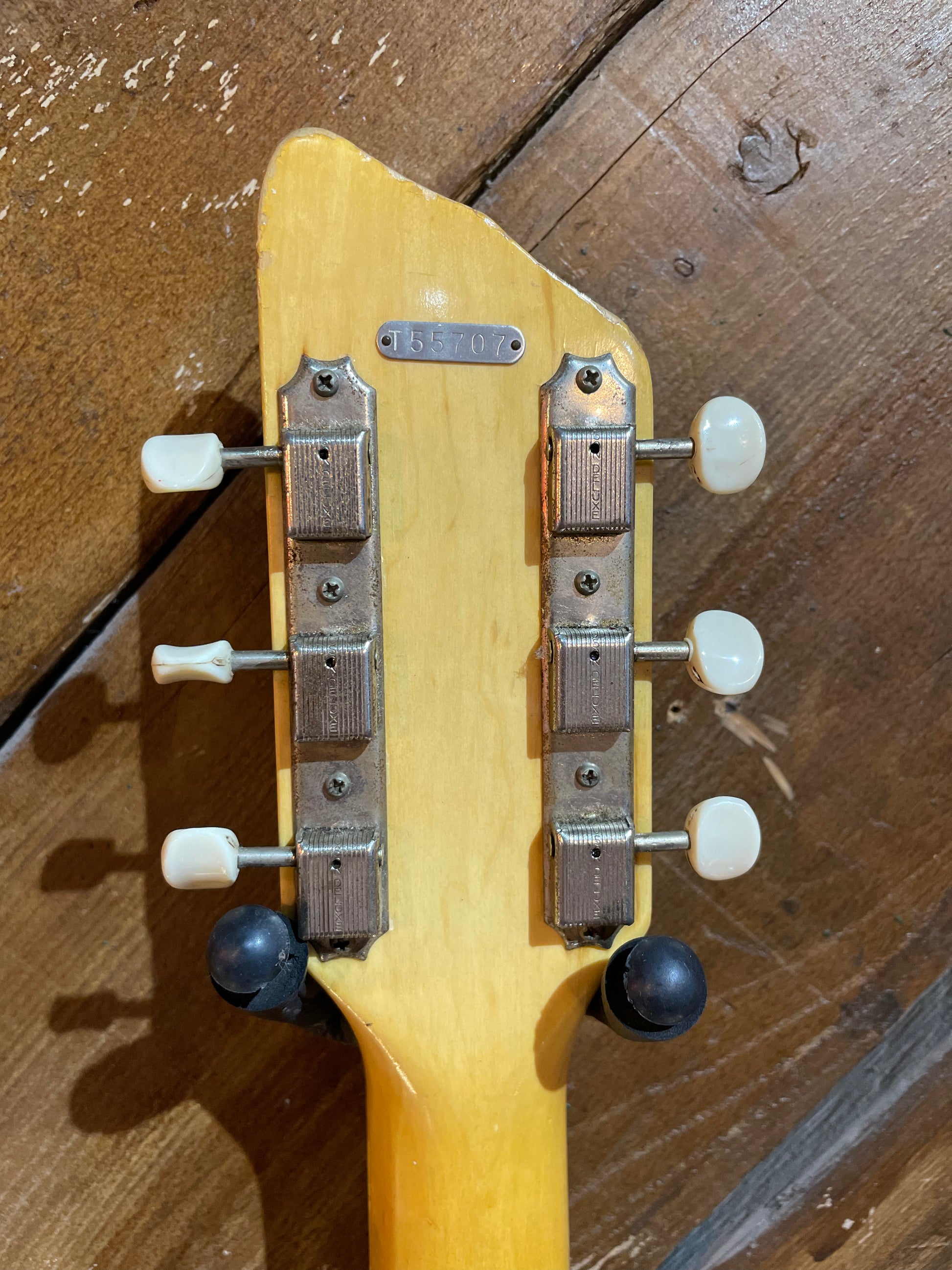 S/H 1959-60 Airline Town + Country Electric Guitar, Natural