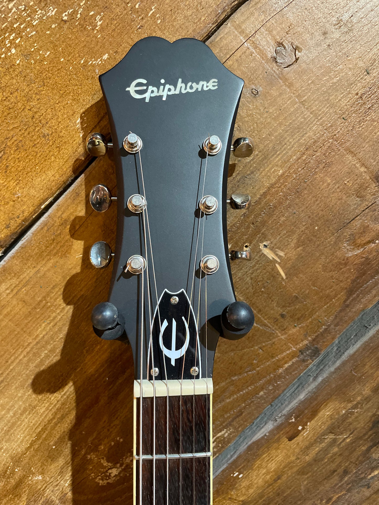 S/H Epiphone Casino Faded Hollow Body Electric Guitar, Matte Black