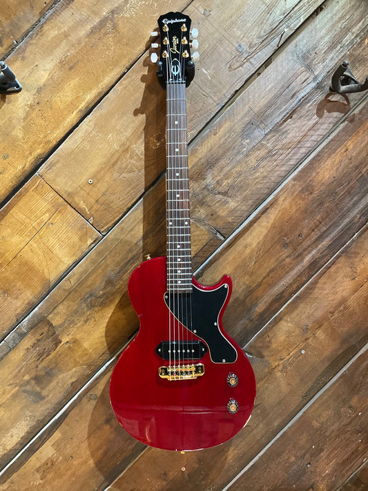 S/H Epiphone Les Paul Junior Electric Guitar, Cherry Red