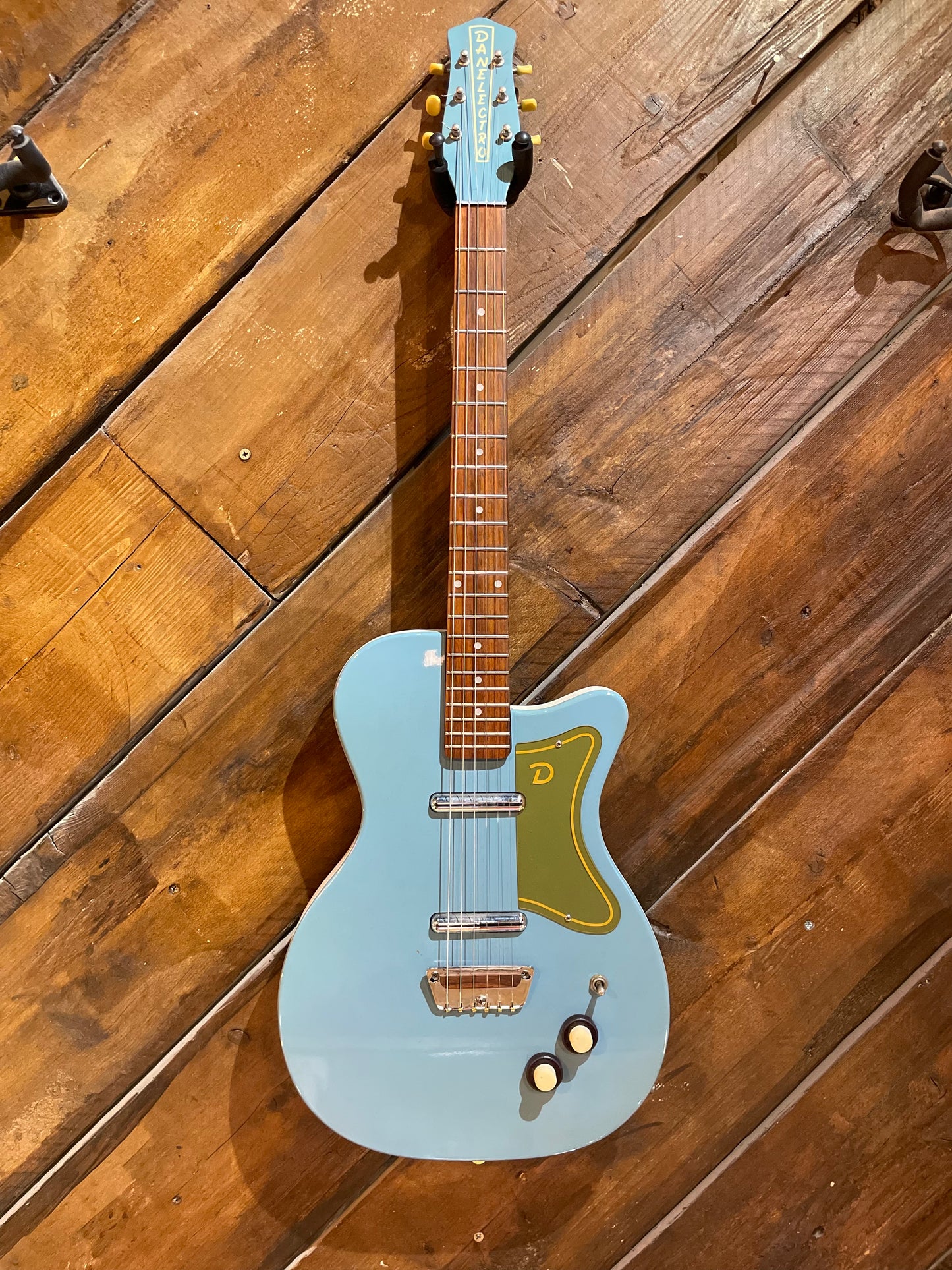 S/H Danelectro U2 ‘56 Electric Guitar, Blue