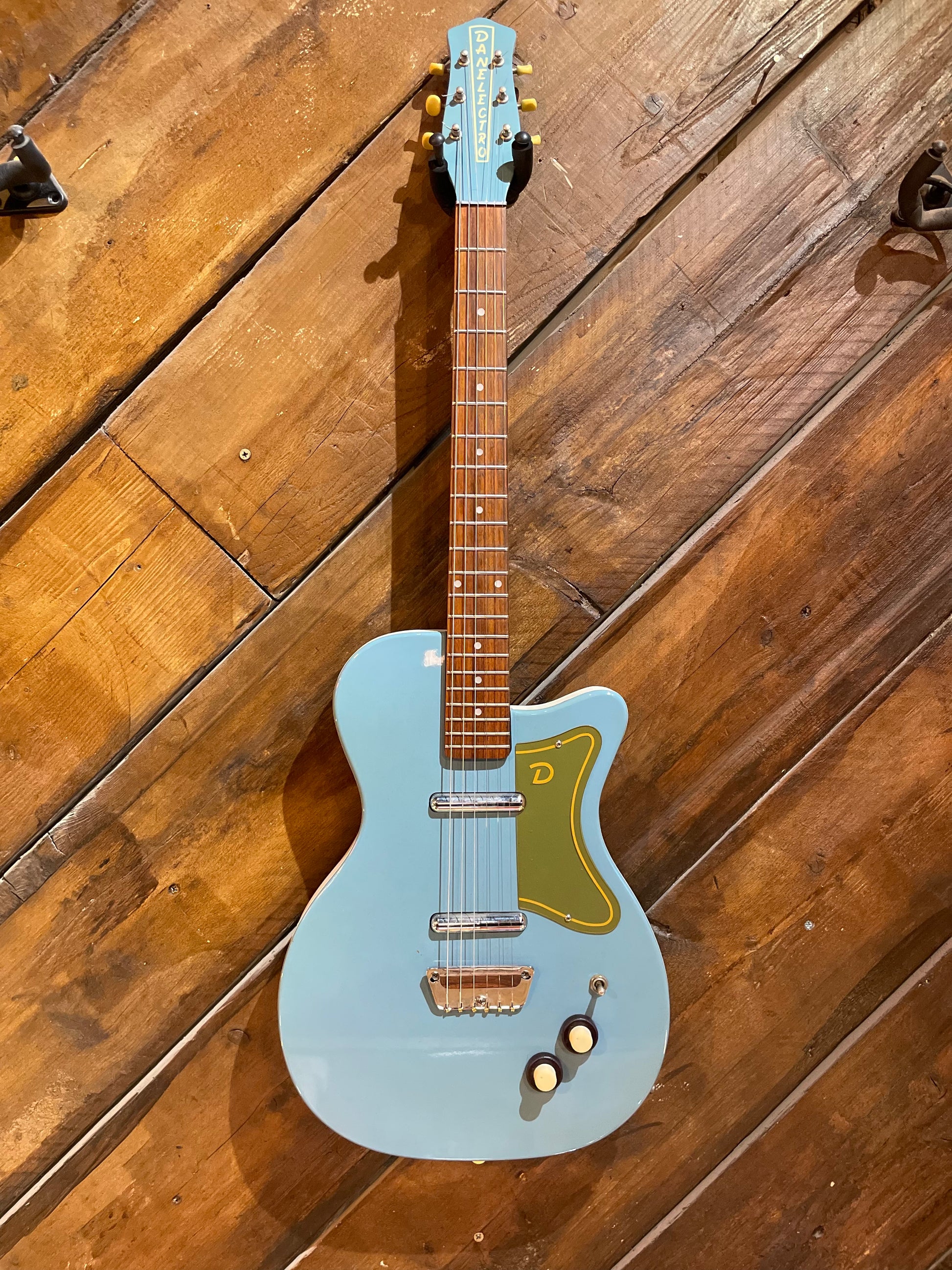 S/H Danelectro U2 ‘56 Electric Guitar, Blue