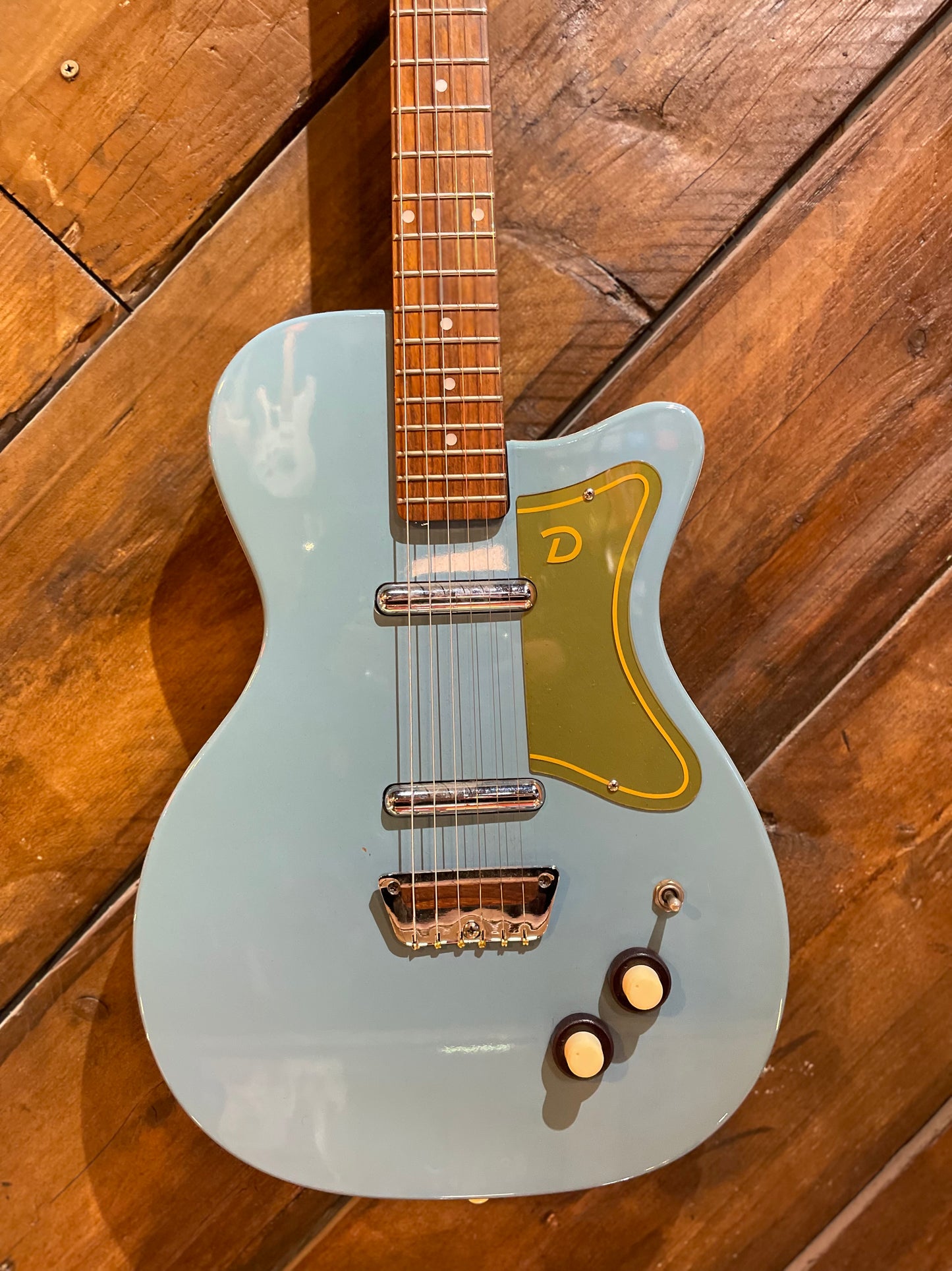 S/H Danelectro U2 ‘56 Electric Guitar, Blue