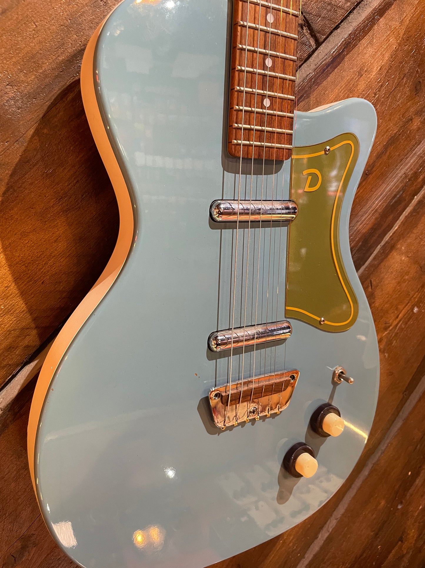 S/H Danelectro U2 ‘56 Electric Guitar, Blue